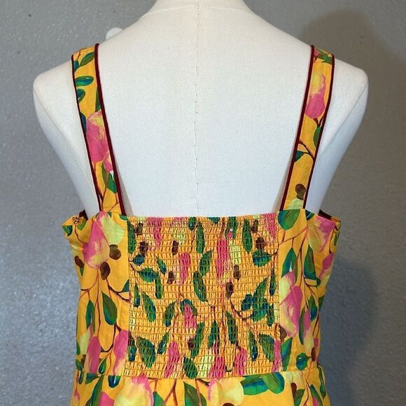 NEW Farm Rio mini cashew midi dress size M - Picture 7 of 14
